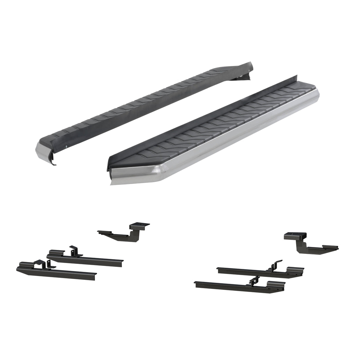 ARIES 2051037 AeroTread 5" x 70" Polished Stainless Running Boards, Select Nissan Rogue