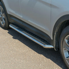 ARIES 2051870 AeroTread 5" x 70" Polished Stainless Running Boards (No Brackets)