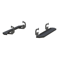 ARIES 2055510 RidgeStep 6-1/2" x 53" Black Steel Running Boards, Select Silverado, Sierra