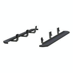 ARIES 2055515 RidgeStep 6-1/2" x 85" Black Steel Running Boards, Select Ram 1500 to 5500