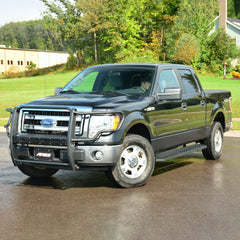 ARIES 2055518 RidgeStep 6-1/2" x 91" Black Steel Running Boards, Select Ford F-150
