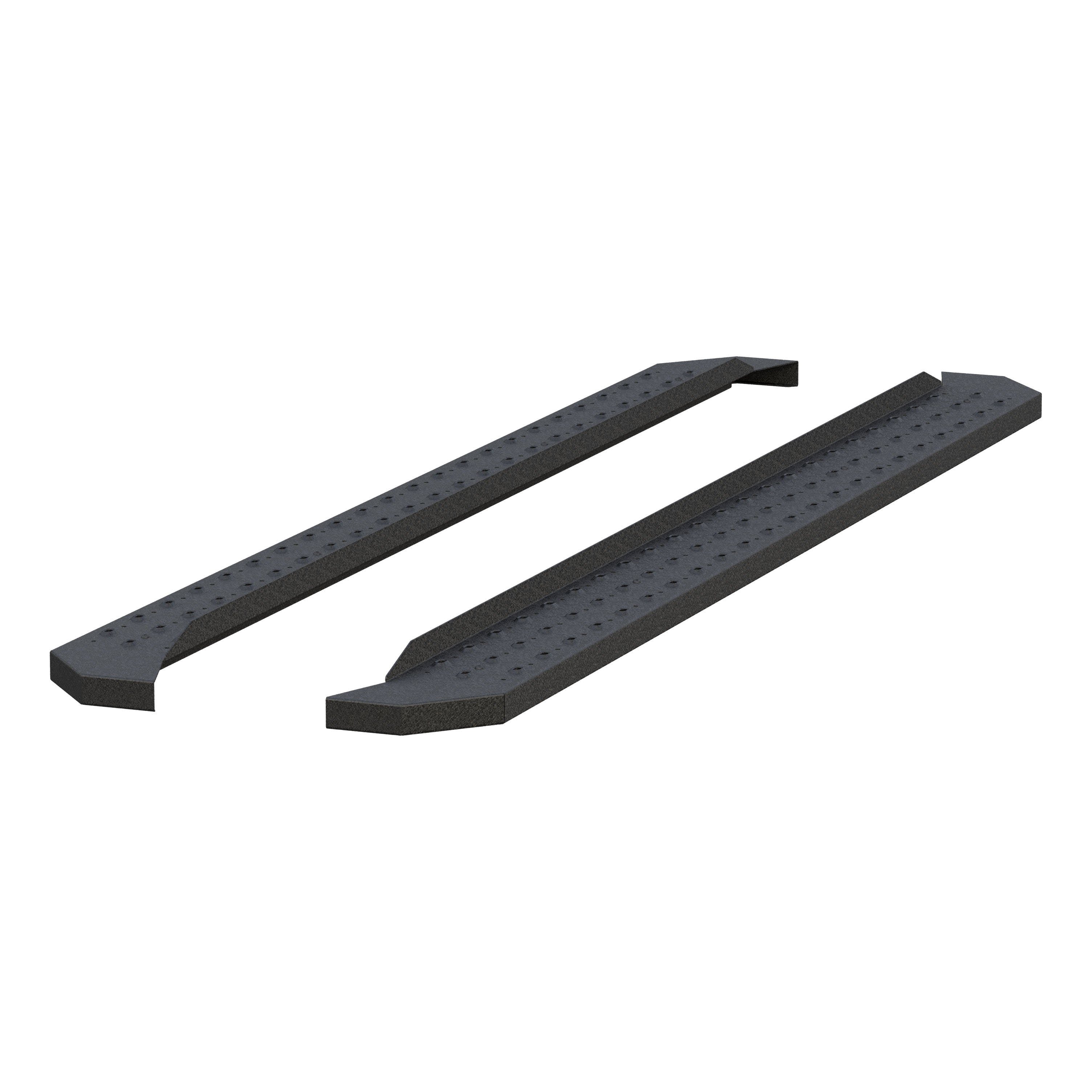 ARIES 2055519 RidgeStep 6-1/2" x 91" Black Steel Running Boards, Select Ford F-Series Crew