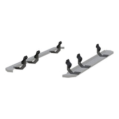 ARIES 2055519 RidgeStep 6-1/2" x 91" Black Steel Running Boards, Select Ford F-Series Crew