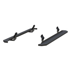 ARIES 2055521 RidgeStep 6-1/2" x 85" Black Steel Running Boards, Select Ford F-Series