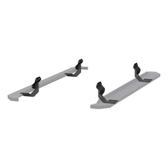 ARIES 2055521 RidgeStep 6-1/2" x 85" Black Steel Running Boards, Select Ford F-Series