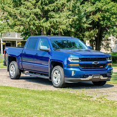 ARIES 2055529 RidgeStep 6-1/2" x 53" Black Steel Running Boards, Select Silverado, Sierra