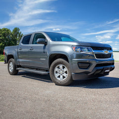 ARIES 2055533 RidgeStep 6-1/2" x 85" Black Steel Running Boards, Select Colorado, Canyon