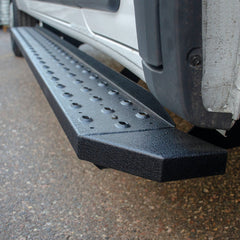 ARIES 2055539 RidgeStep 6-1/2" x 96", 36" Black Steel Running Boards, Select Ram ProMaster