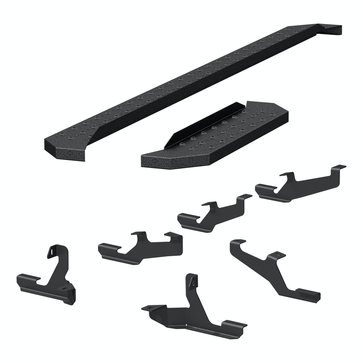 ARIES 2055539 RidgeStep 6-1/2" x 96", 36" Black Steel Running Boards, Select Ram ProMaster