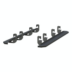 ARIES 2055541 RidgeStep 6-1/2" x 91" Black Steel Running Boards, Select Silverado, Sierra Crew