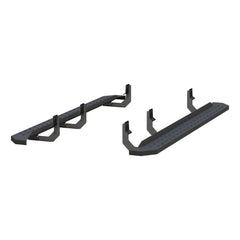ARIES 2055542 RidgeStep 6-1/2" x 85" Black Steel Running Boards, Select Nissan Titan, XD
