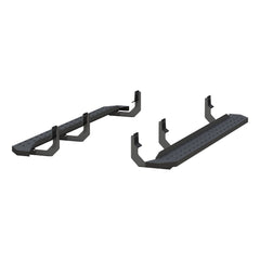 ARIES 2055543 RidgeStep 6-1/2" x 75" Black Steel Running Boards, Select Nissan Titan