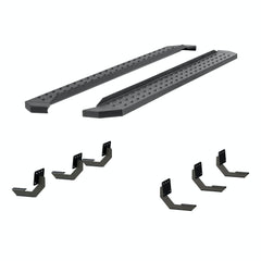 ARIES 2055549 RidgeStep 6-1/2" x 91" Black Steel Running Boards, Select Ram 1500 Crew Cab