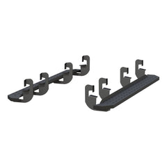 ARIES 2055551 RidgeStep 6-1/2" x 75" Black Steel Running Boards, Select Silverado, Sierra Crew