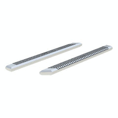 ARIES 2055891 AdvantEDGE 5-1/2" x 91" Chrome Aluminum Side Bars (No Brackets)