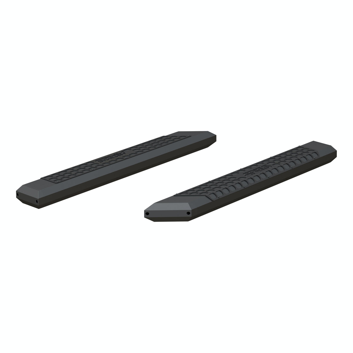 ARIES 2055953 AdvantEDGE 5-1/2" x 53" Black Aluminum Side Bars (No Brackets)