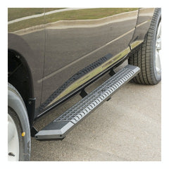 ARIES 2055975 AdvantEDGE 5-1/2" x 75" Black Aluminum Side Bars (No Brackets)