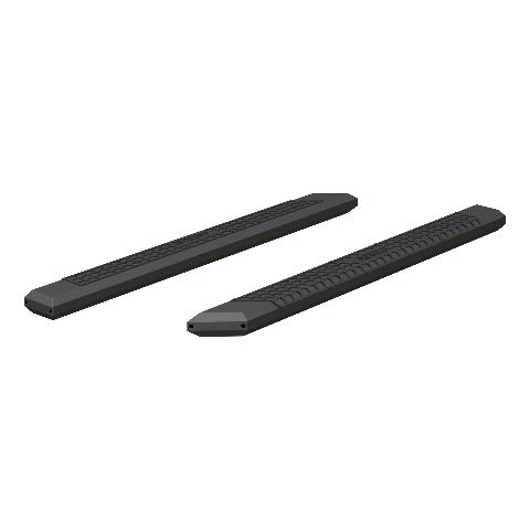 ARIES 2055975 AdvantEDGE 5-1/2" x 75" Black Aluminum Side Bars (No Brackets)