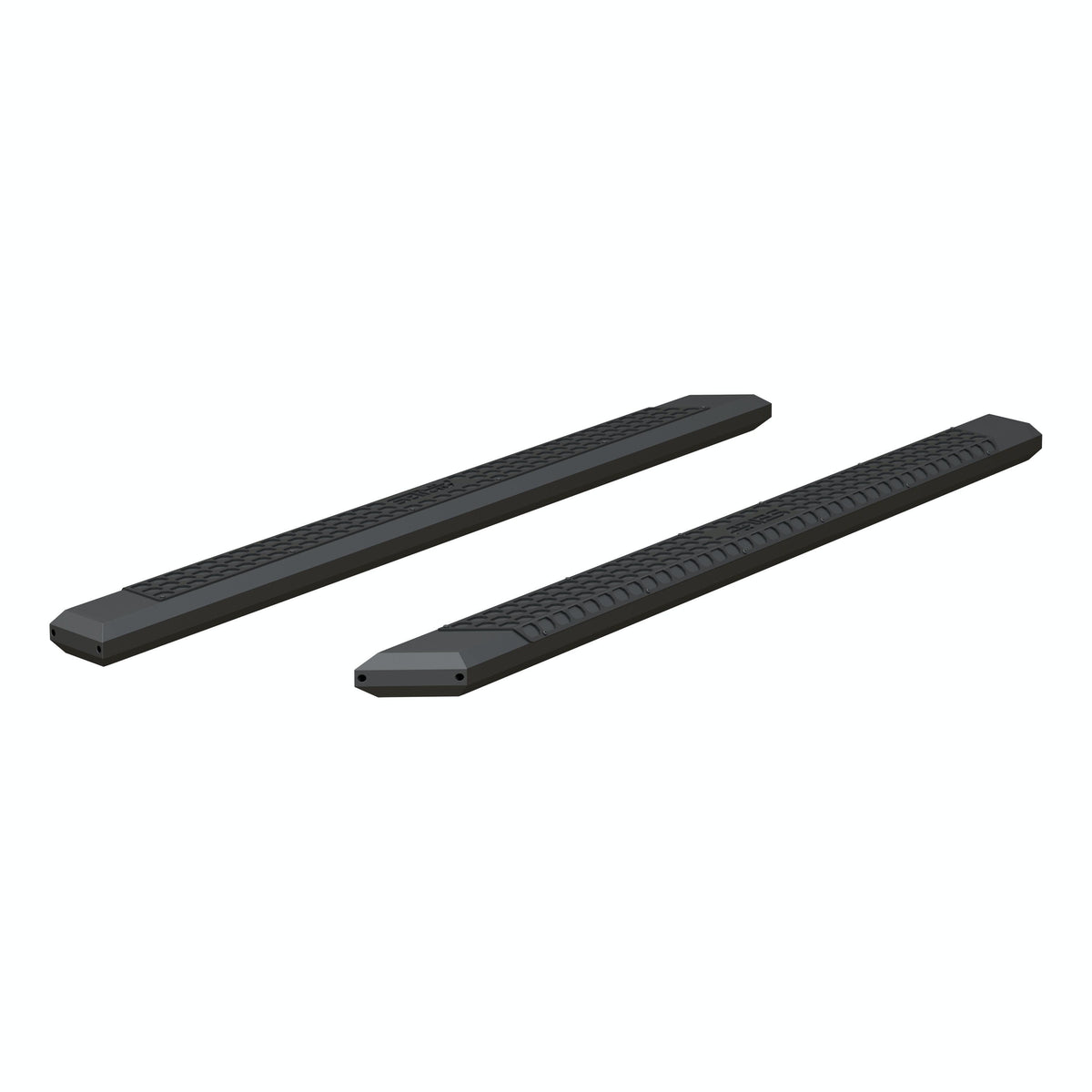 ARIES 2055991 AdvantEDGE 5-1/2" x 91" Black Aluminum Side Bars (No Brackets)