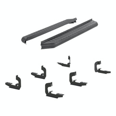 ARIES 2061004 AeroTread 5" x 76" Black Stainless Running Boards, Select Cadillac, Chevy, GMC