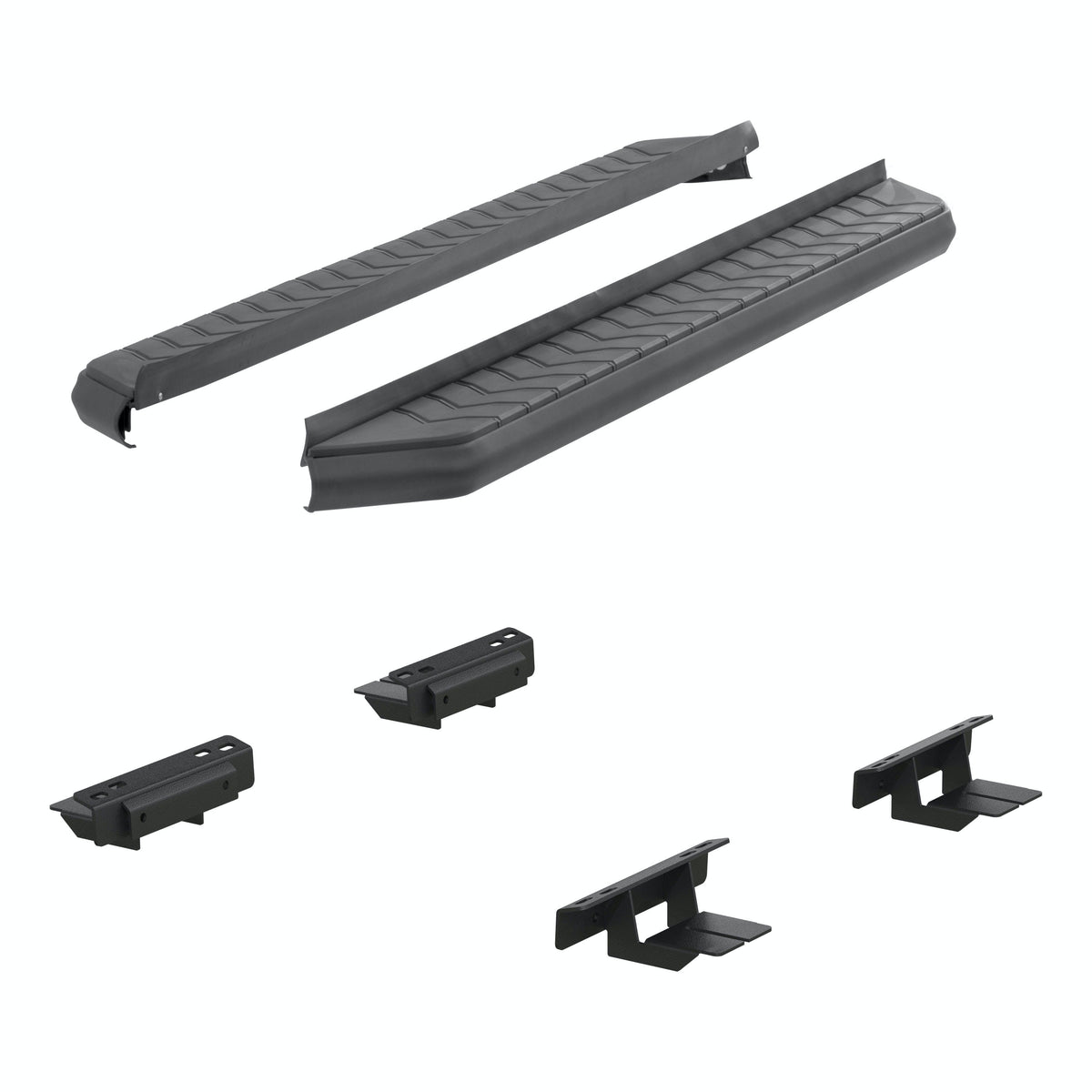 ARIES 2061010 AeroTread 5" x 70" Black Stainless Running Boards, Select Nissan Murano