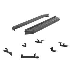 ARIES 2061015 AeroTread 5" x 70" Black Stainless Running Boards, Select Toyota Highlander