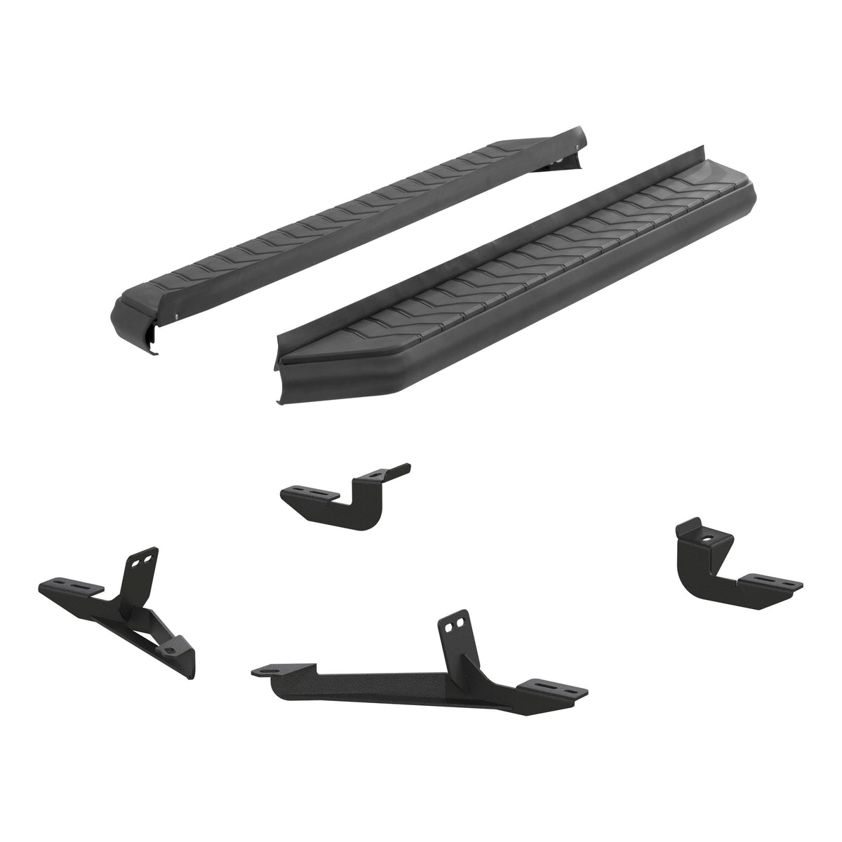 ARIES 2061018 AeroTread 5" x 67" Black Stainless Running Boards, Select Toyota RAV4