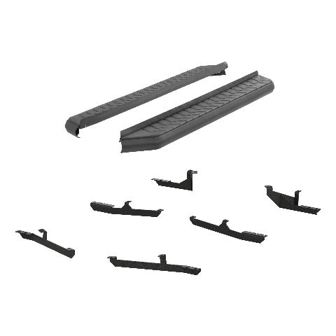 ARIES 2061019 AeroTread 5" x 70" Black Stainless Running Boards, Select Hyundai Tucson