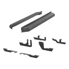 ARIES 2061020 AeroTread 5" x 76" Black Stainless Running Boards, Select Traverse, Acadia