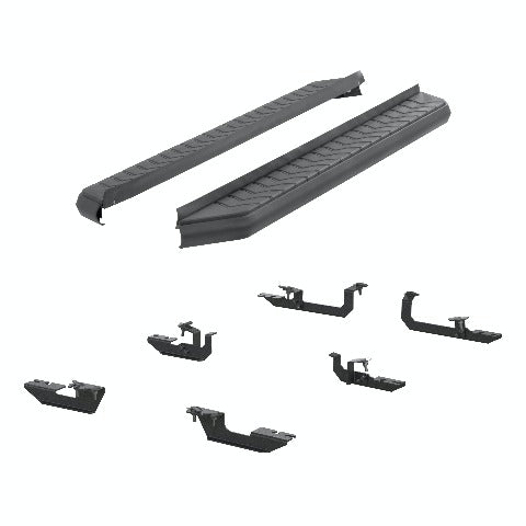 ARIES 2061021 AeroTread 5" x 70" Black Stainless Running Boards, Select Ford Escape