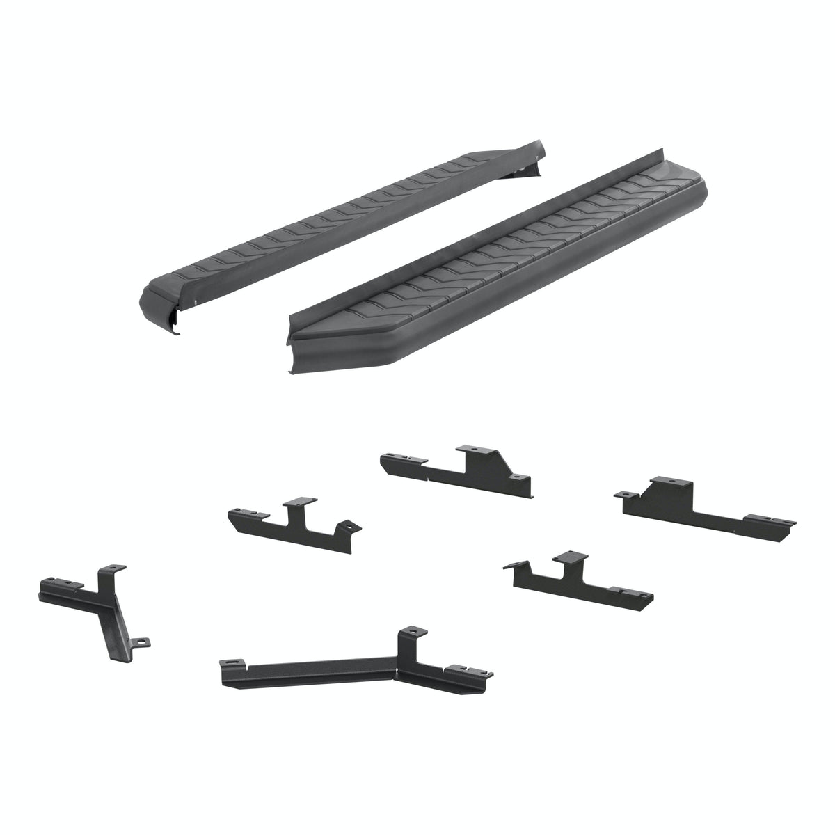 ARIES 2061022 AeroTread 5" x 73" Black Stainless Running Boards, Select Equinox, Terrain