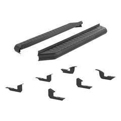 ARIES 2061027 AeroTread 5" x 67" Black Stainless Running Boards, Select Toyota 4Runner