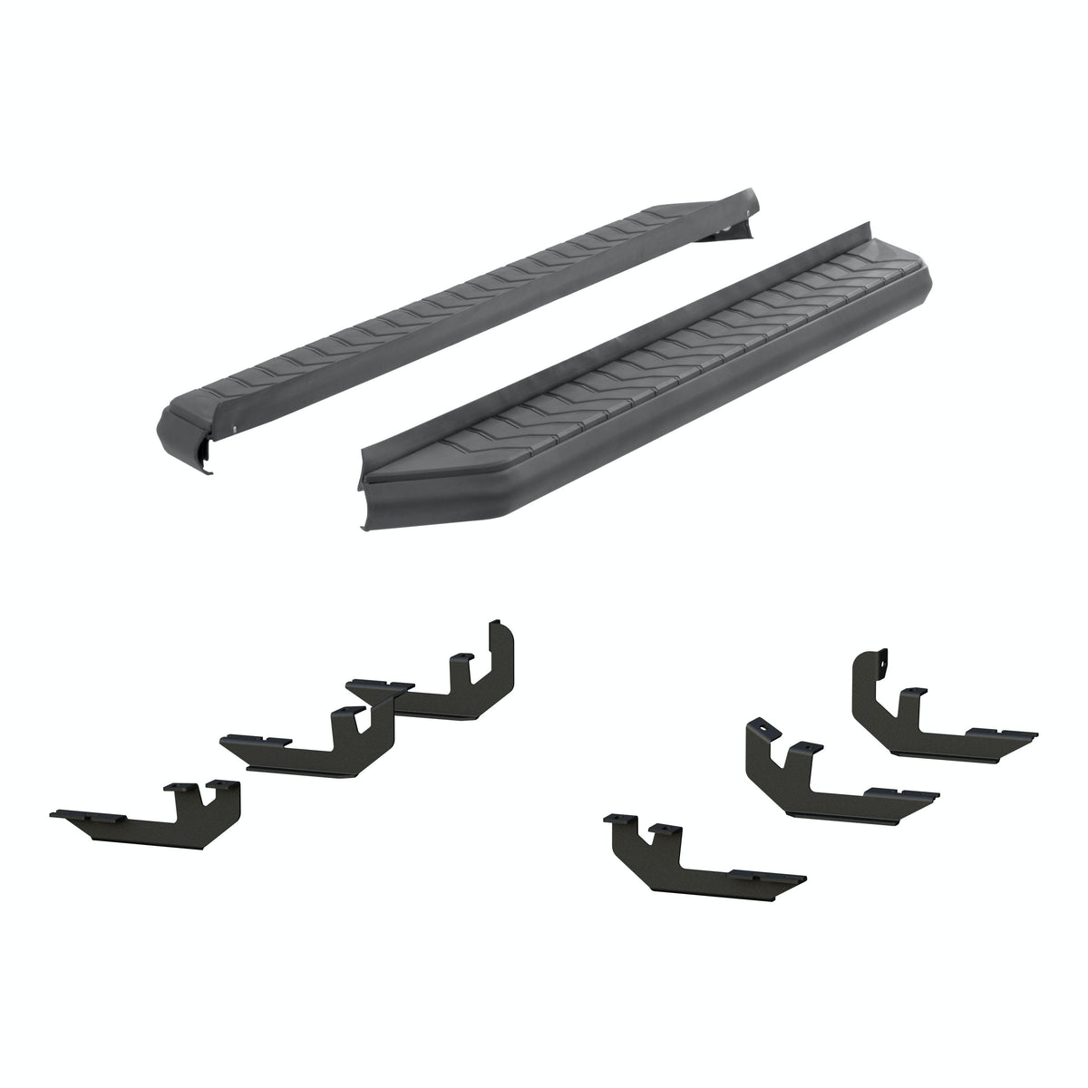 ARIES 2061029 AeroTread 5" x 70" Black Stainless Running Boards, Select Honda Pilot