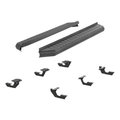 ARIES 2061031 AeroTread 5" x 73" Black Stainless Running Boards, Select Dodge Durango