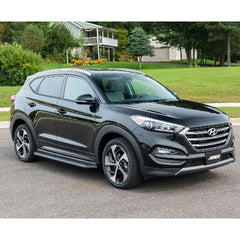ARIES 2061039 AeroTread 5" x 67" Black Stainless Running Boards, Select Sportage, Tucson
