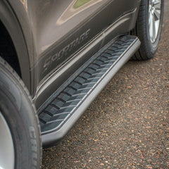 ARIES 2061040 AeroTread 5" x 73" Black Stainless Running Boards, Select Ford Explorer