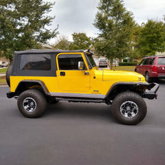 ARIES 2074102 Rocker Step Running Boards, Select Jeep Wrangler TJ
