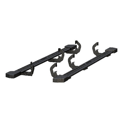 ARIES 2074109 Rocker Step Running Boards, Select Silverado, Sierra 1500, 2500, 3500 Crew Cab