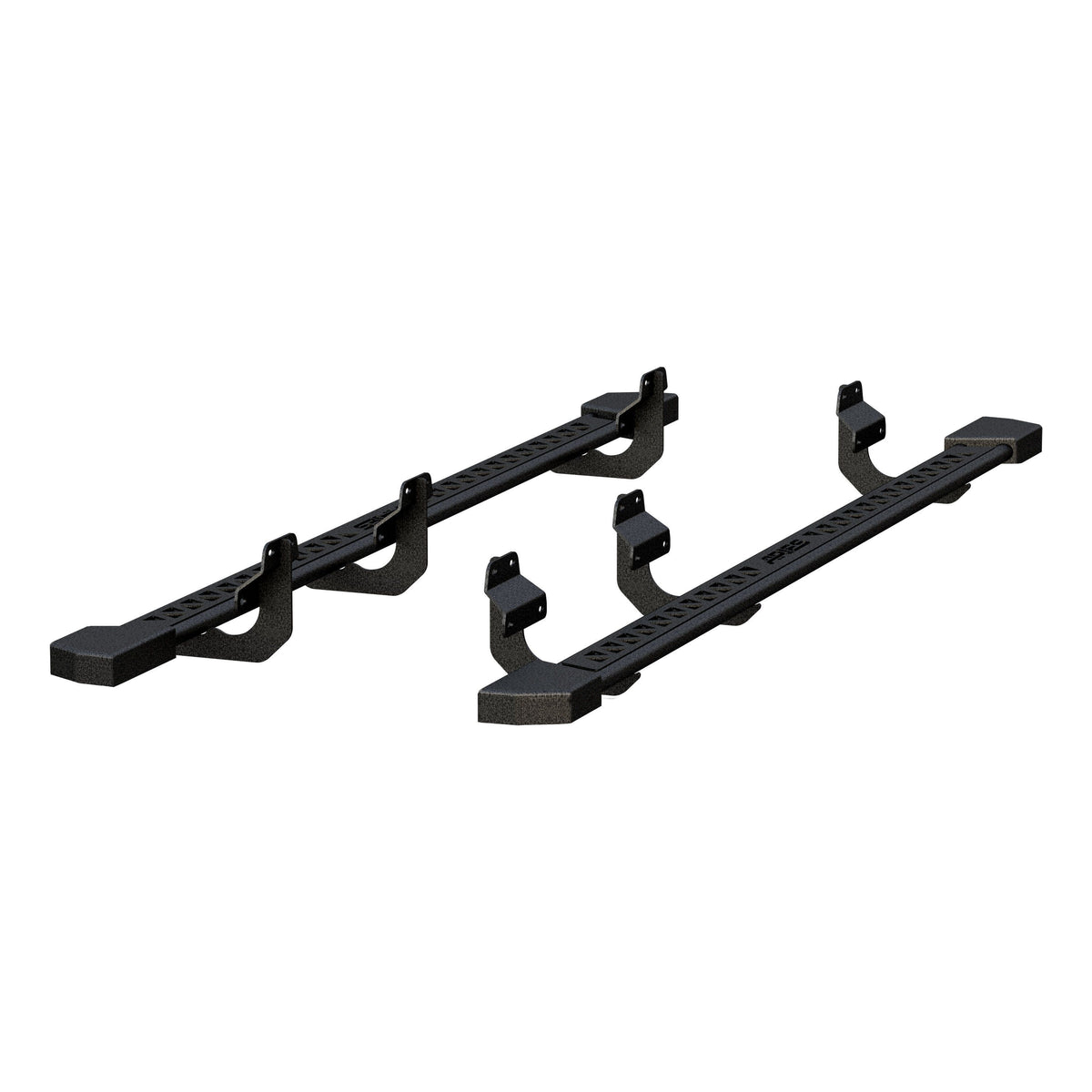 ARIES 2074120 Rocker Step Running Boards, Select Ford F150, F250, F350, F450, F550 Crew Cab