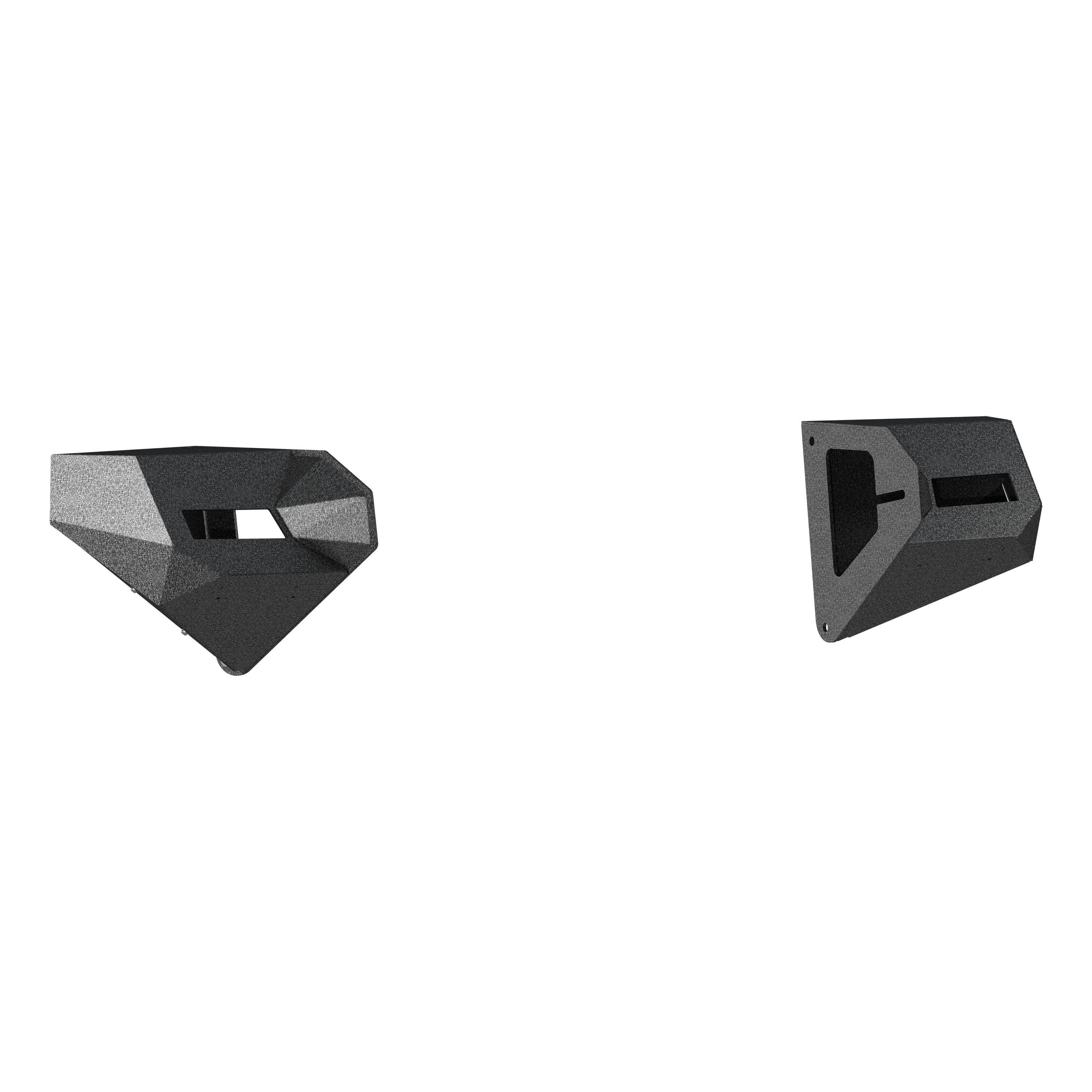 ARIES 2081209 TrailChaser Jeep Wrangler JL, Gladiator Aluminum Front Bumper Corners