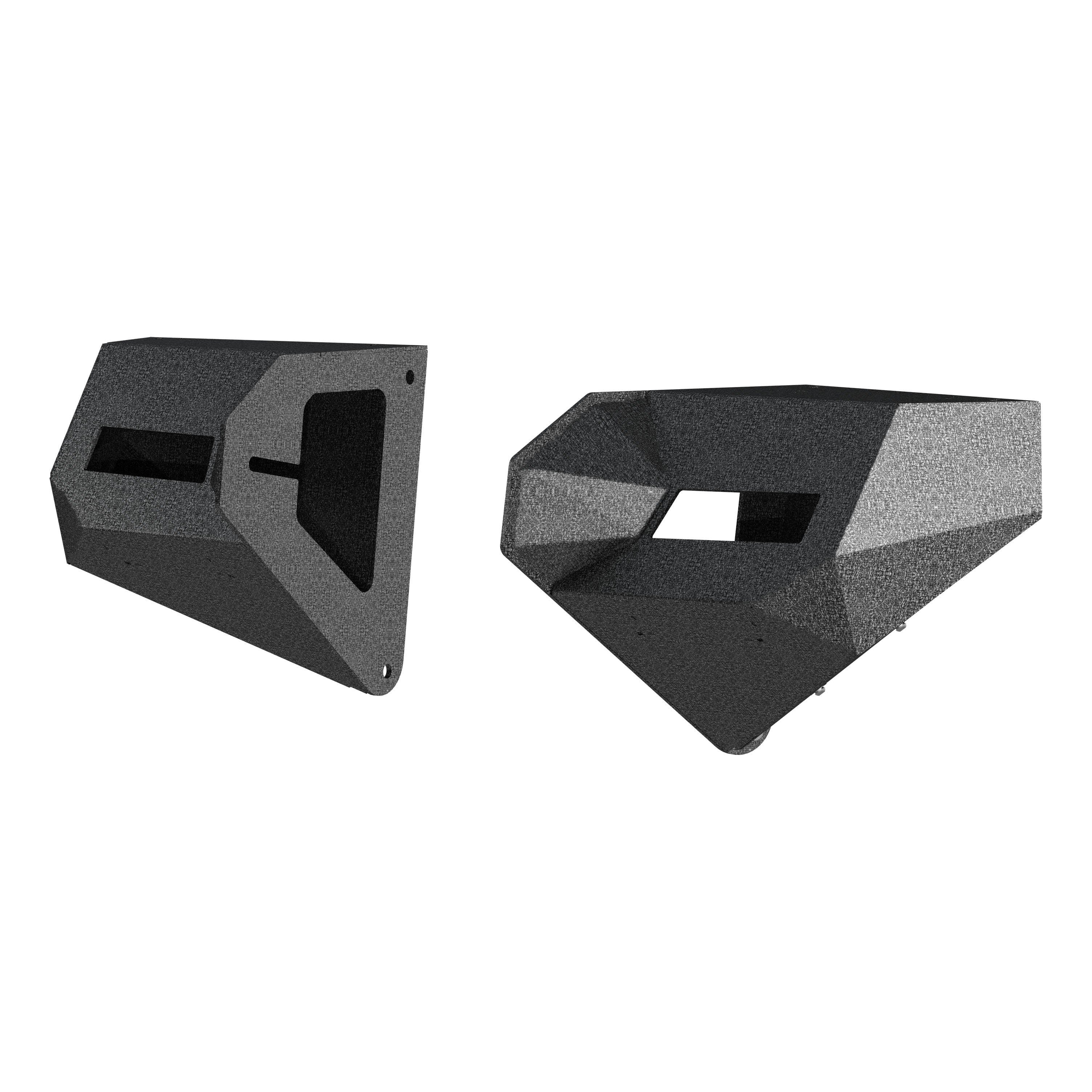 ARIES 2081209 TrailChaser Jeep Wrangler JL, Gladiator Aluminum Front Bumper Corners