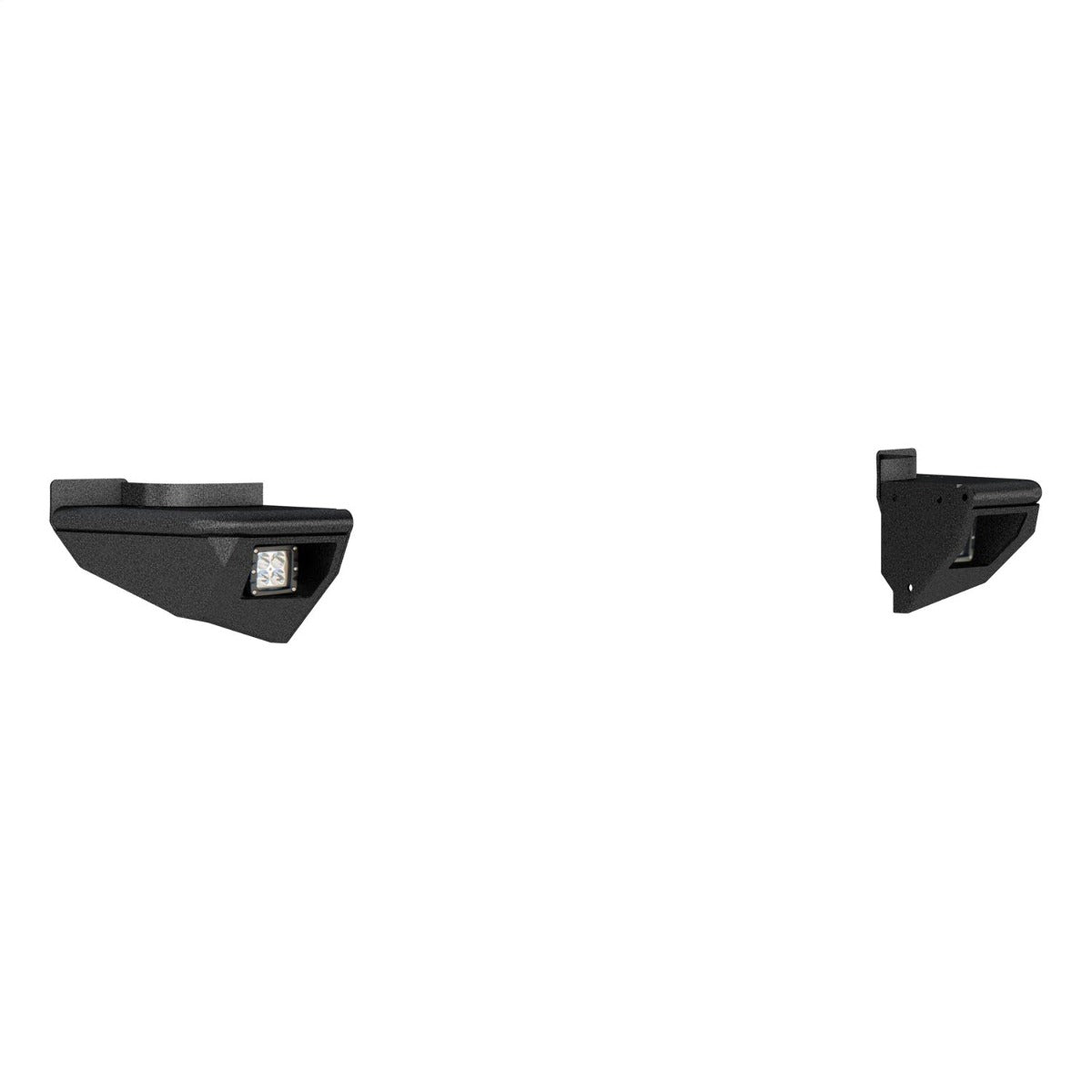 ARIES 2081222 TrailChaser Jeep Wrangler Steel Rear Bumper Corners with LEDs