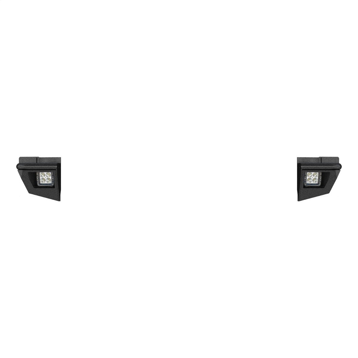 ARIES 2081222 TrailChaser Jeep Wrangler Steel Rear Bumper Corners with LEDs