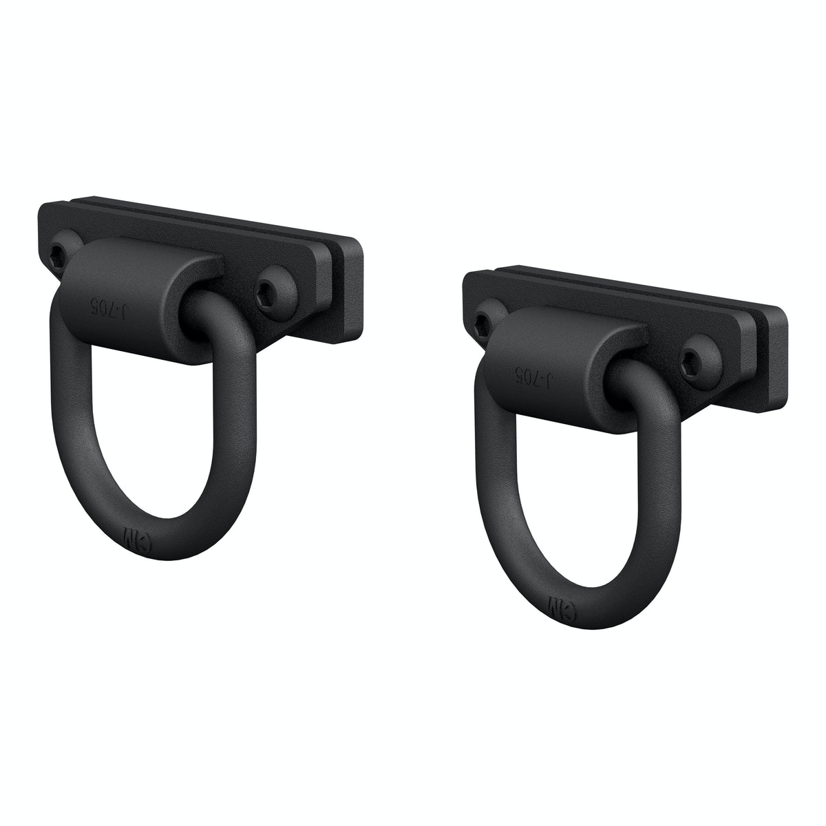 ARIES 2081300 Bolt-On Anti-Rattle D-Rings (9,000 lbs, 2-Pack)