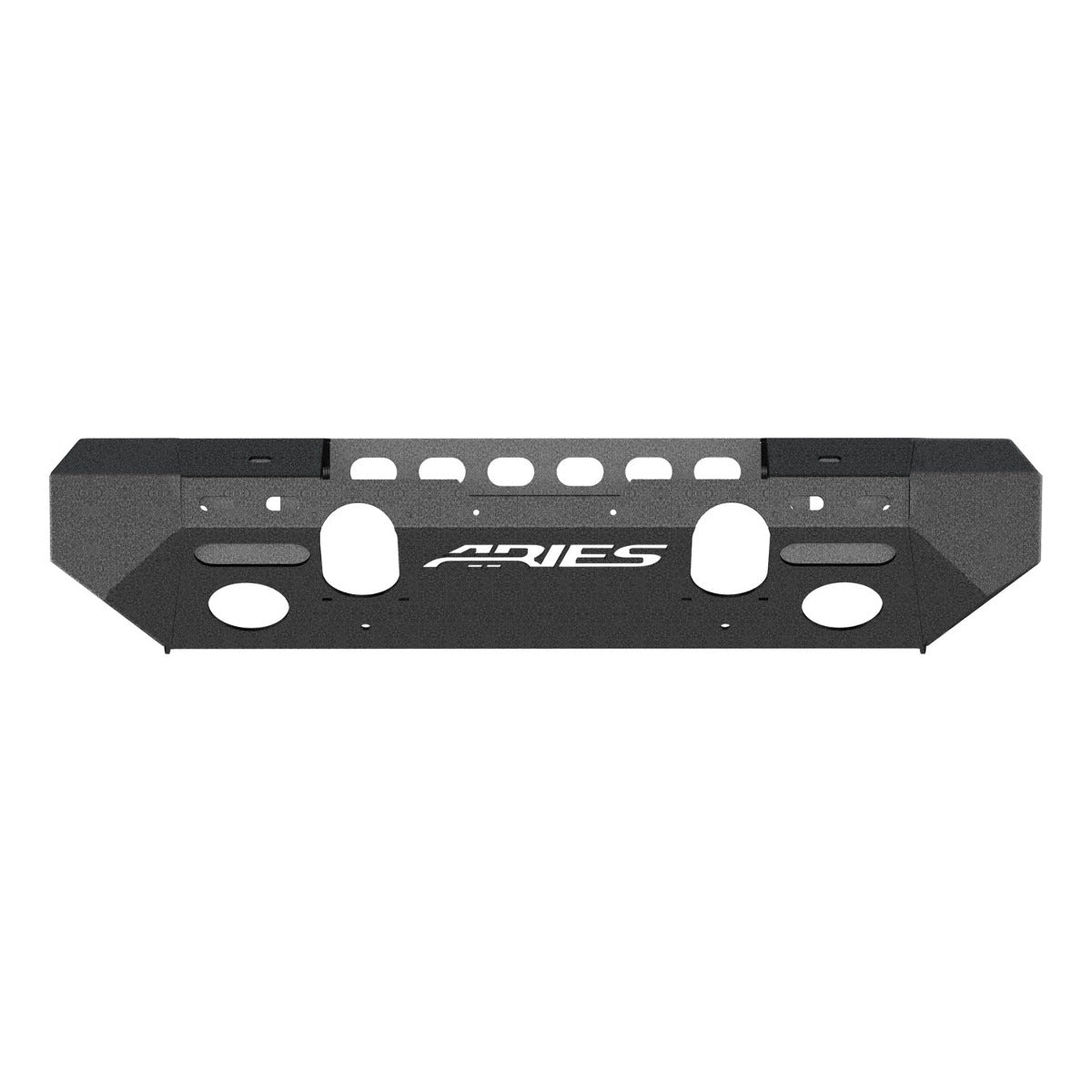 ARIES 2082048 TrailChaser Jeep Wrangler JK Steel Front Bumper (Option 6)