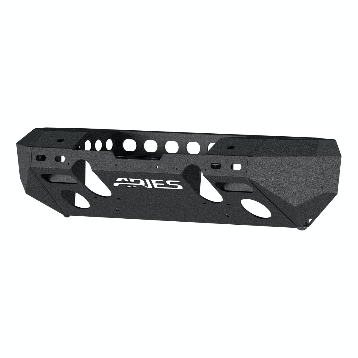 ARIES 2082048 TrailChaser Jeep Wrangler JK Steel Front Bumper (Option 6)