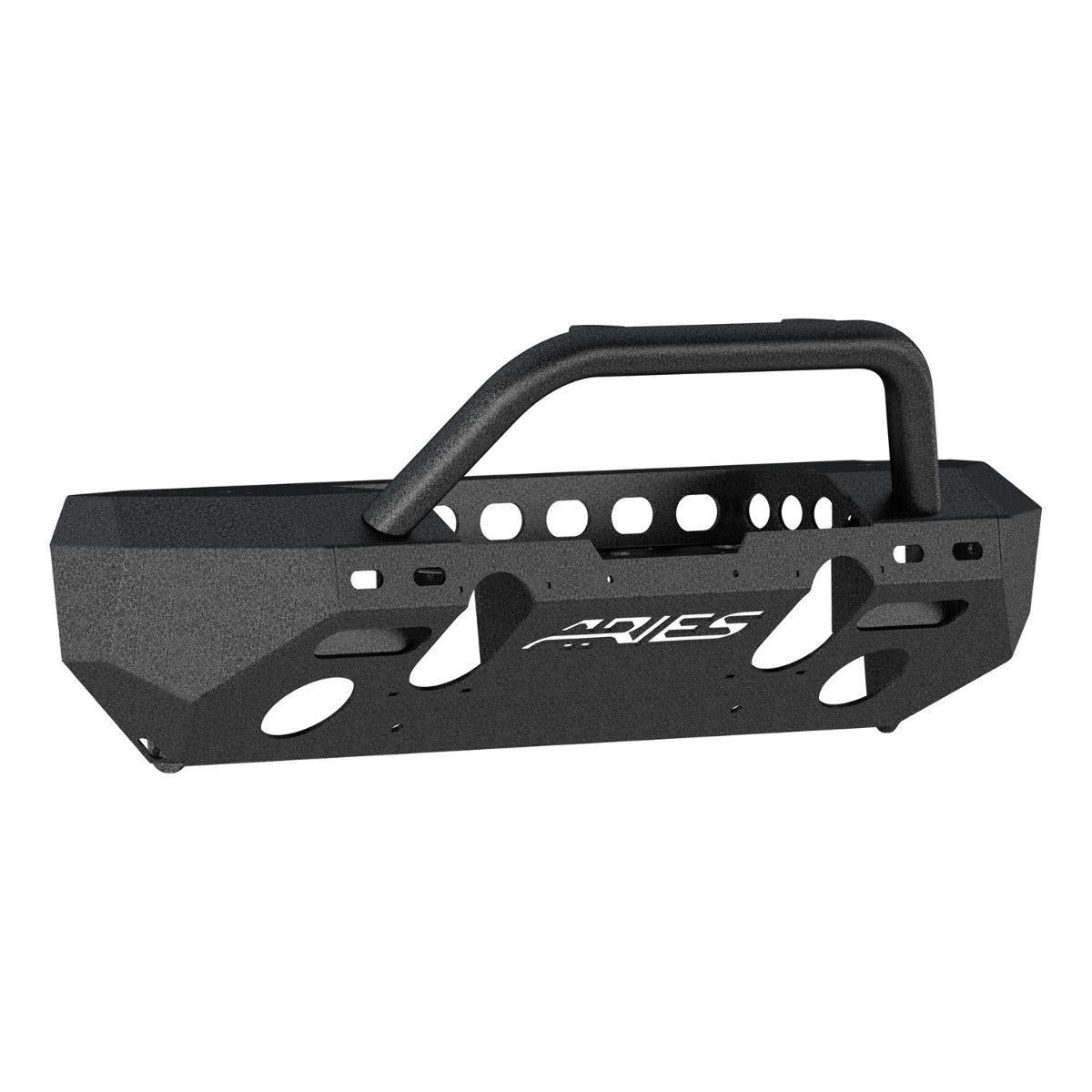 ARIES 2082050 TrailChaser Jeep Wrangler JK Steel Front Bumper (Option 4)