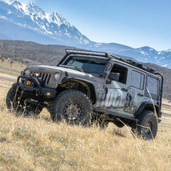 ARIES 2082058 TrailChaser Jeep Wrangler JK Aluminum Front Bumper (Option 3)