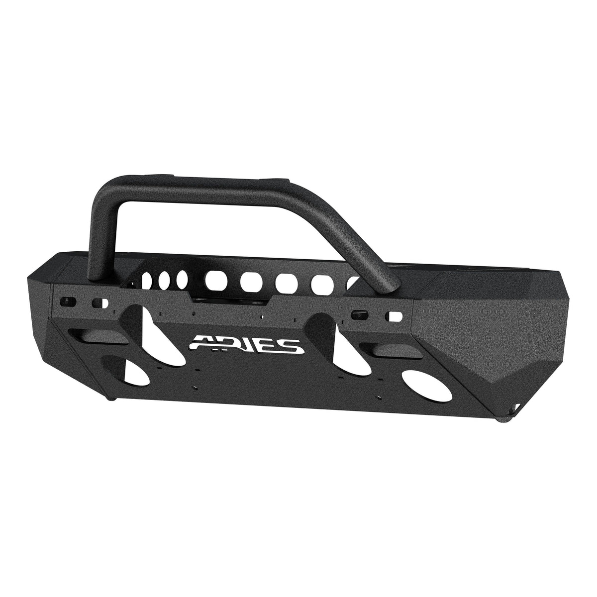 ARIES 2082078 TrailChaser Jeep Wrangler JL, Gladiator Steel Front Bumper (Option 4)