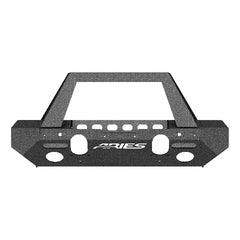 ARIES 2082079 TrailChaser Jeep Wrangler JL, Gladiator Steel Front Bumper (Option 2)